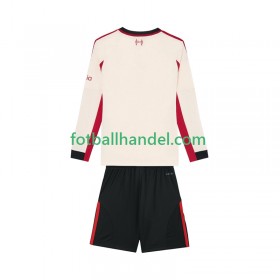 Barn Fotballdrakter Liverpool Borte 2025-26 Langermet